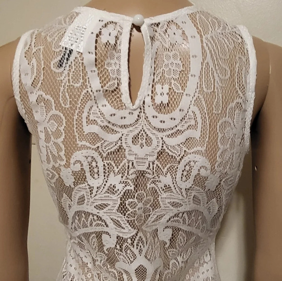 KTOO Fringe Lace "See Through" Dress (Size S) - Picture 4 of 11